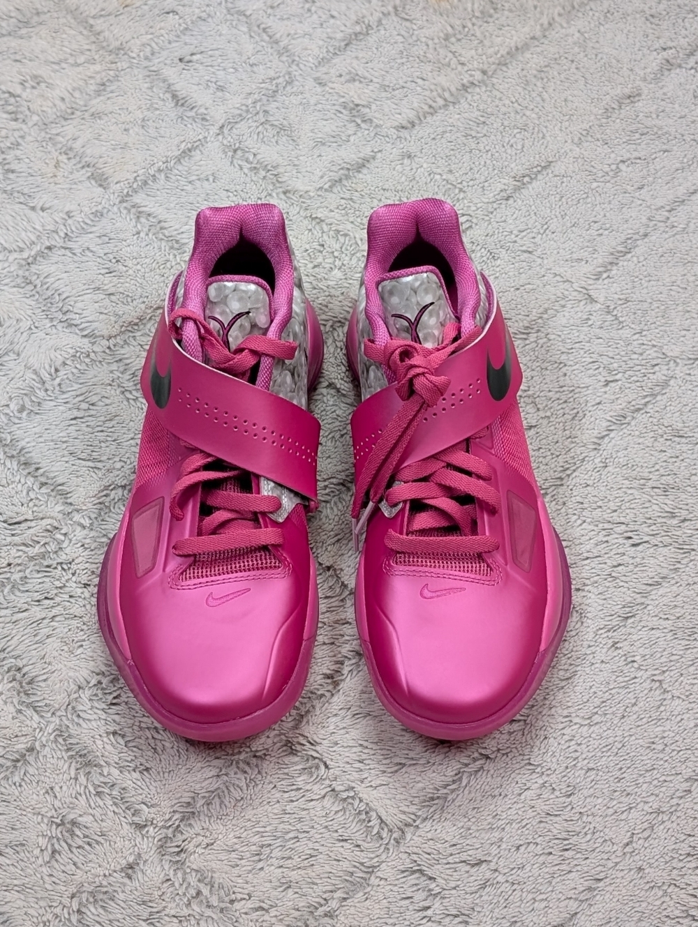 Nike Zoom KD 4 Aunt Pearl 2024 Pinkfire 2 Basketball Shoes Mens 8 HF9098-600 - Picture 2 of 7